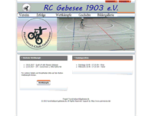 Tablet Screenshot of kunstradsport.gebesee.de